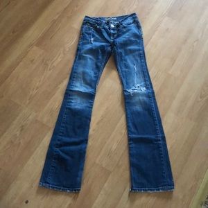 BKE LEXI STRETCH DENIM DARK WASH